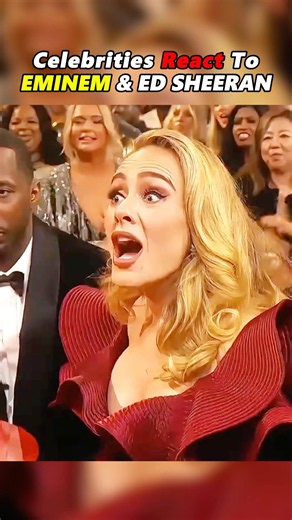Celebs React to Eminem & Ed Sheeran Live 😱🔥