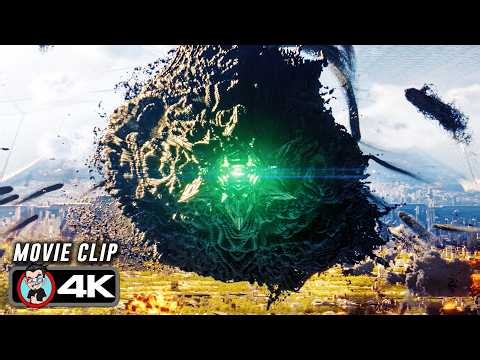 "We Created An AI That Destroyed Us" | MOONFALL (2022) Movie CLIP 4K