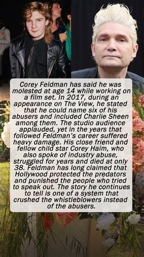 Corey Feldman Named His Abusers on Live TV — Then Hollywood Turned on Him....
