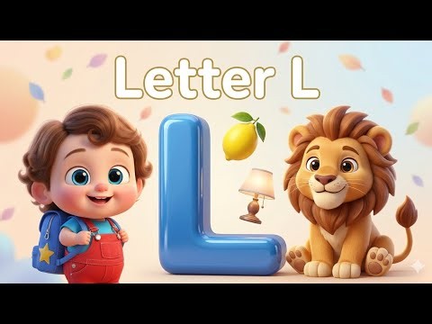 🦁 Letter L Song for Kids | ABC Learning with Baby Zuzu | L for Lion, Lemon & Lamp 💡