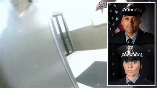 NEW🚨: Bodycam footage released of Chicago Police Officer Carlos Baker fatally shooting his partner, Officer Krystal Rivera.The two were chasing a suspect into an apartment building when Baker fired a single shot that struck Rivera.Prosecutors and Baker’s attorney call it an unintentional/accidental discharge. Rivera’s family and their attorney dispute that account, citing their prior on-again, off-again romantic relationship and raising questions about the circumstances."