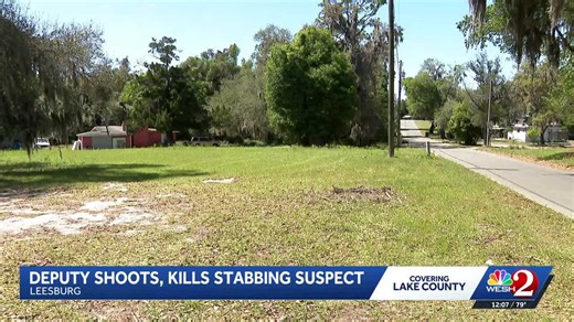 Deputy shoots, kills stabbing suspect in Lake County, sheriff's office says