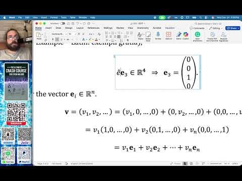 [0.0] Index and Tensor Notation - How to Index a Single Vector in nth Dimensions