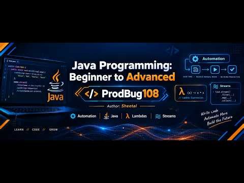 Chp 02: Java Setup Tutorial: Install and Configure Your Environment