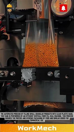 Automatic Vertical Packaging Machine: A Hygienic Solution for Your Food Products! #machine#workmech