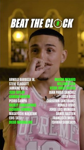 Beat the Clock with Teofimo Lopez ⏱️