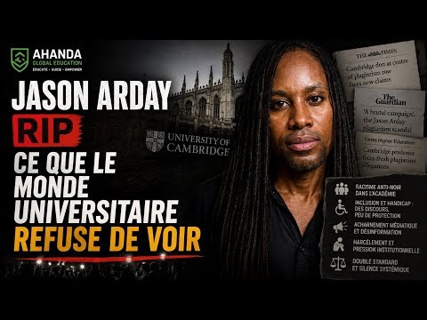 JASON ARDAY : LE MONDE UNIVERSITAIRE DOIT SE REGARDER EN FACE