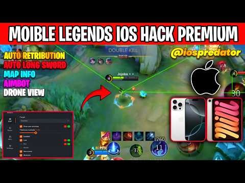 MLBB iOS Map Hack Mod Menu | Mobile Legends Bang Bang Aimbot Hack iPhone iPad No Jailbreak Needed