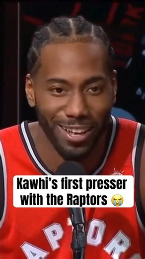 Kawhi Leonard’s laugh is iconic 😂