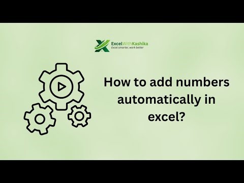 Create Number Sequence with Text in Excel | No Manual Typing Needed