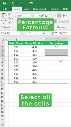 Excel Tips and tricks 😀🥳#excel #shorts #popular #viral