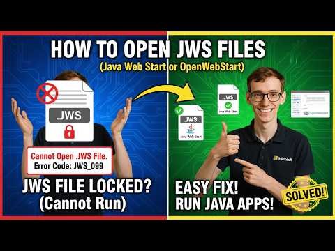 How to Open JWS Files (Java Web Start or OpenWebStart)