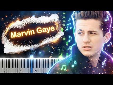 Charlie Puth - Marvin Gaye ft. Meghan Trainor Piano Tutorial