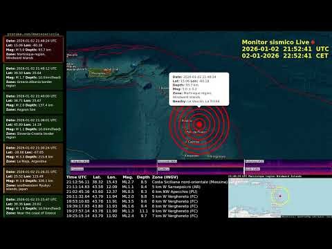 #Windward Islands Mw 5.07 Depth 60.2 km 2026-01-02 21:48:27 UTC 14.975N 60.654W #earthquake