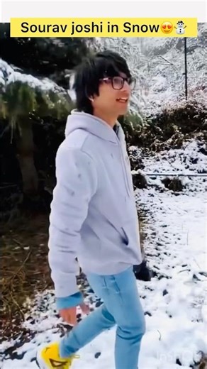Sourav joshi in Snow😍❄️⛄️| Sourav joshi vlogs | Sourabh joshi block | Saurabh joshi blog | Sourav