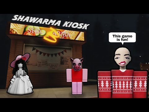 Roblox Shawarma Kiosk with friends! 😍