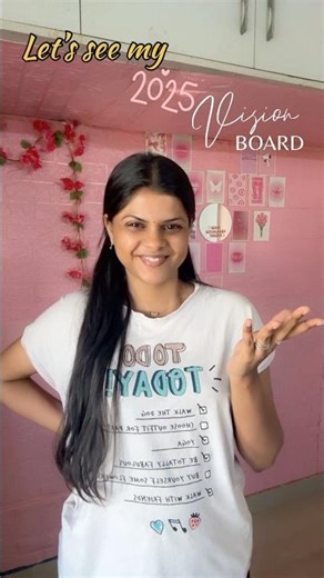 What’s in my Vision Board‼️from Last Year❤️ | Watch till the end 😅 #shorts #jennishacks #ytshorts