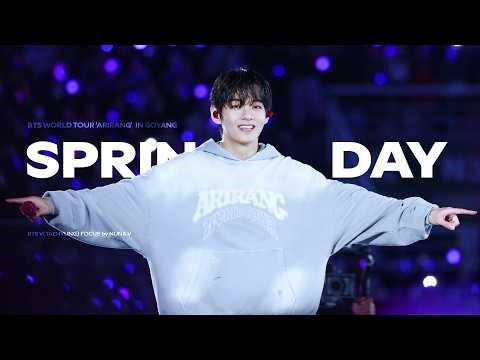 260412 BTS WORLD TOUR 'ARIRANG' in GOYANG - 봄날(Spring Day) | BTS V FOCUS Fancam | 방탄소년단 뷔 직캠