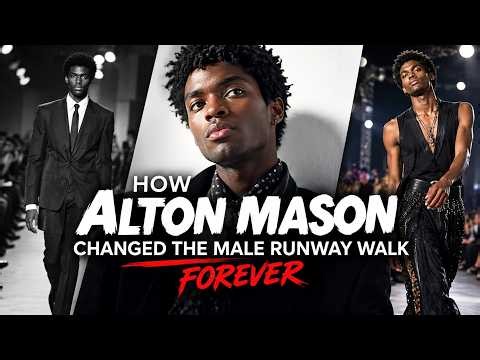 How Alton Mason Changed the Male Runway Walk Forever#AltonMason #MaleModels #Runway #Fashion