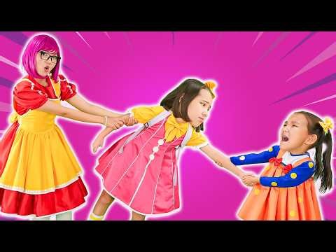 When Sister's Away! Family Song For Kids | Zombie Dance Copy Cat | Hokie Pokie Kids Videos