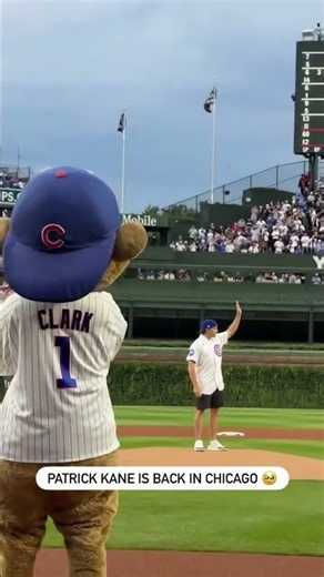 The Three-Time Cup Champ Tossed Out The Ceremonial First Pitch At Wrigley Field ⚾️