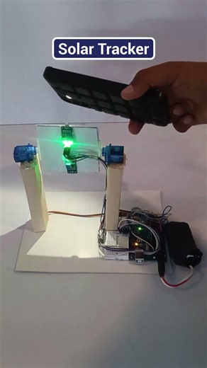 Arduino Automatic Solar Tracker Project using LDR & Servo Motor| #shorts #arduinoprojects #DIY