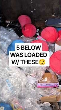 5 BELOW WAS LOADED W/ THESE| Dumpster Diving