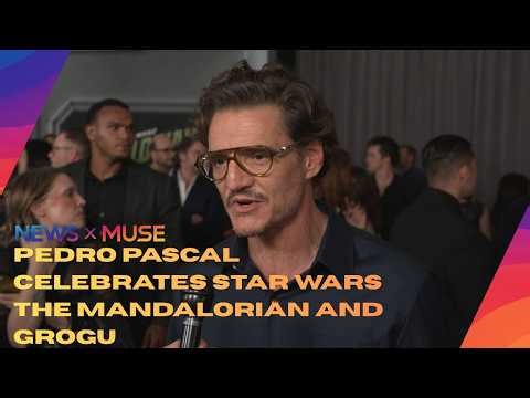Pedro Pascal Celebrates Star Wars The Mandalorian and Grogu