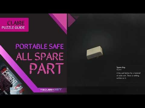 Spare Key / Spare Part (Portable Safe) - Resident Evil 2 Remake (Claire)