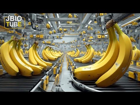 Inside a Modern Banana Factory | Inside a Modern Potatoes Factory Processing, ASMR Food Factory