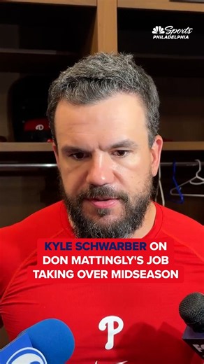Kyle Schwarber talks about the job Don Mattingly did after taking over for Rob Thomson