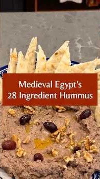 A 700-Year-Old Hummus Recipe from Egypt