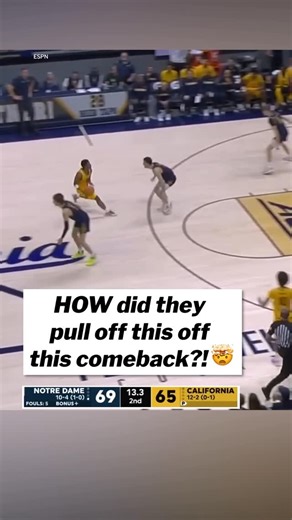 CBS Sports College Basketball 🏀 on Instagram: "Cal had one of the most INSANE comebacks last night 🤯"