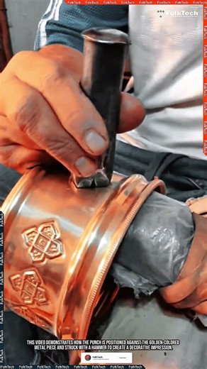 Metal Stamping Tool: Presses Patterns into Metal #tool #tools #innovation