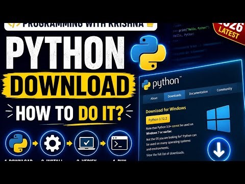 How to install Python in windows is simple way #trending #education #python 