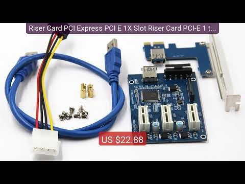 Riser Card PCI Express PCI E 1X Slot Riser Card PCI-E 1 to 3 E... — Best Buy 2026 | Great Quality!