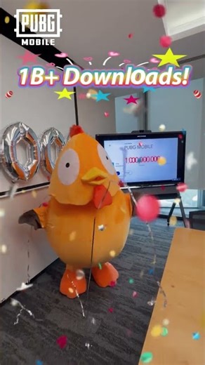 PUBG MOBILE | Chicko celebrating 1B download