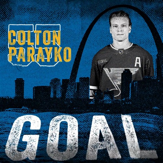 COLTON PARAYKO HAS THE FIRST GOAL OF THE SEASON!1-0 BLUES! #stlblues https://t.co/Ese5t5WM3E
