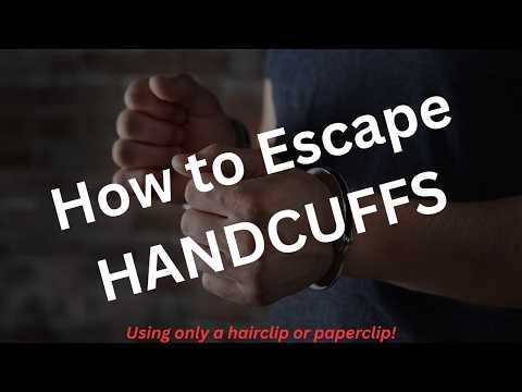 How to Escape Handcuffs!
