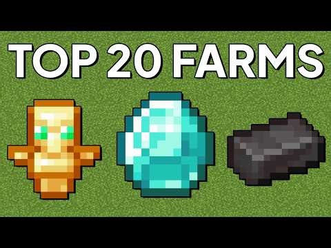 TOP 20 FARMS IN MINECRAFT JAVA 1.21.11