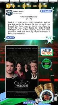 609 - The Oxford Murders (2008)