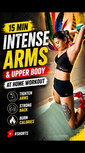 15 minutes. Stronger arms. Let’s go! 💪🔥