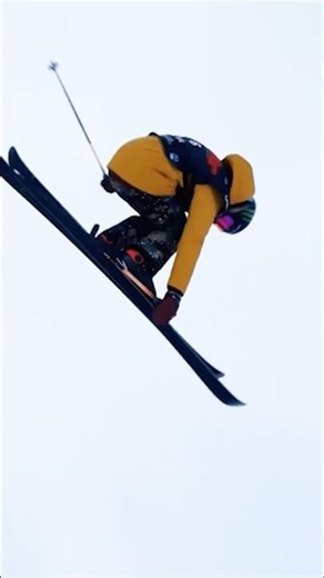 Halfpipe and slopestyle 🔥 #skiing #snowboarding #shorts