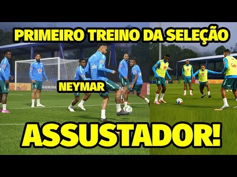 “TÁ TODO MUNDO MUITO ASSUSTADO..FOI O PRIMEIRO TREINO..” AS IMAGENS CHOCANTES COM NEYMAR NA SELEÇÃO 