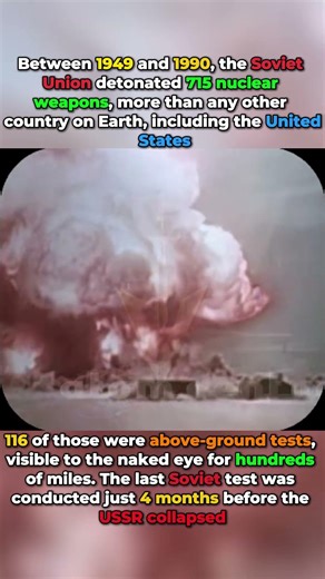 700 Nuclear Tests… Before Collapse🔥 #history #ww2