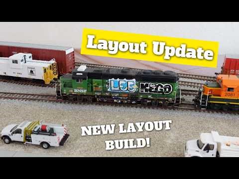 NEW SMALL LAYOUT! HO Scale Layout Update and Overview