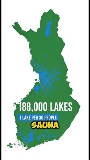 Finland Has 188,000 Lakes — That's One Lake Per 30 People