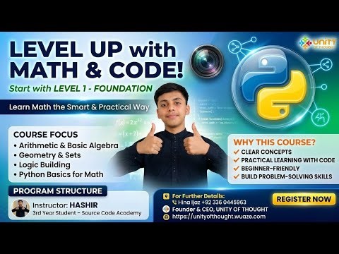 How to Master Math using Python Coding! (Level 1 Foundation) | Day-1