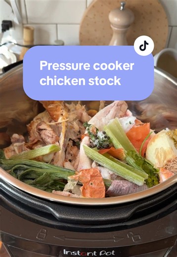 This is my chicken stock recipe for the pressure cooker or @Instant Pot