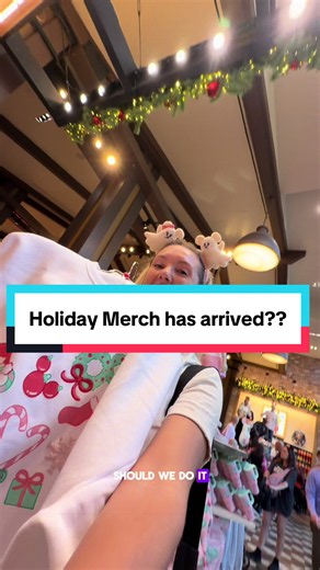Okay but I do love the holiday pink this year 😍🩷 #disneyparks #disneyland #holidaymerch #foryou #disneyfyp